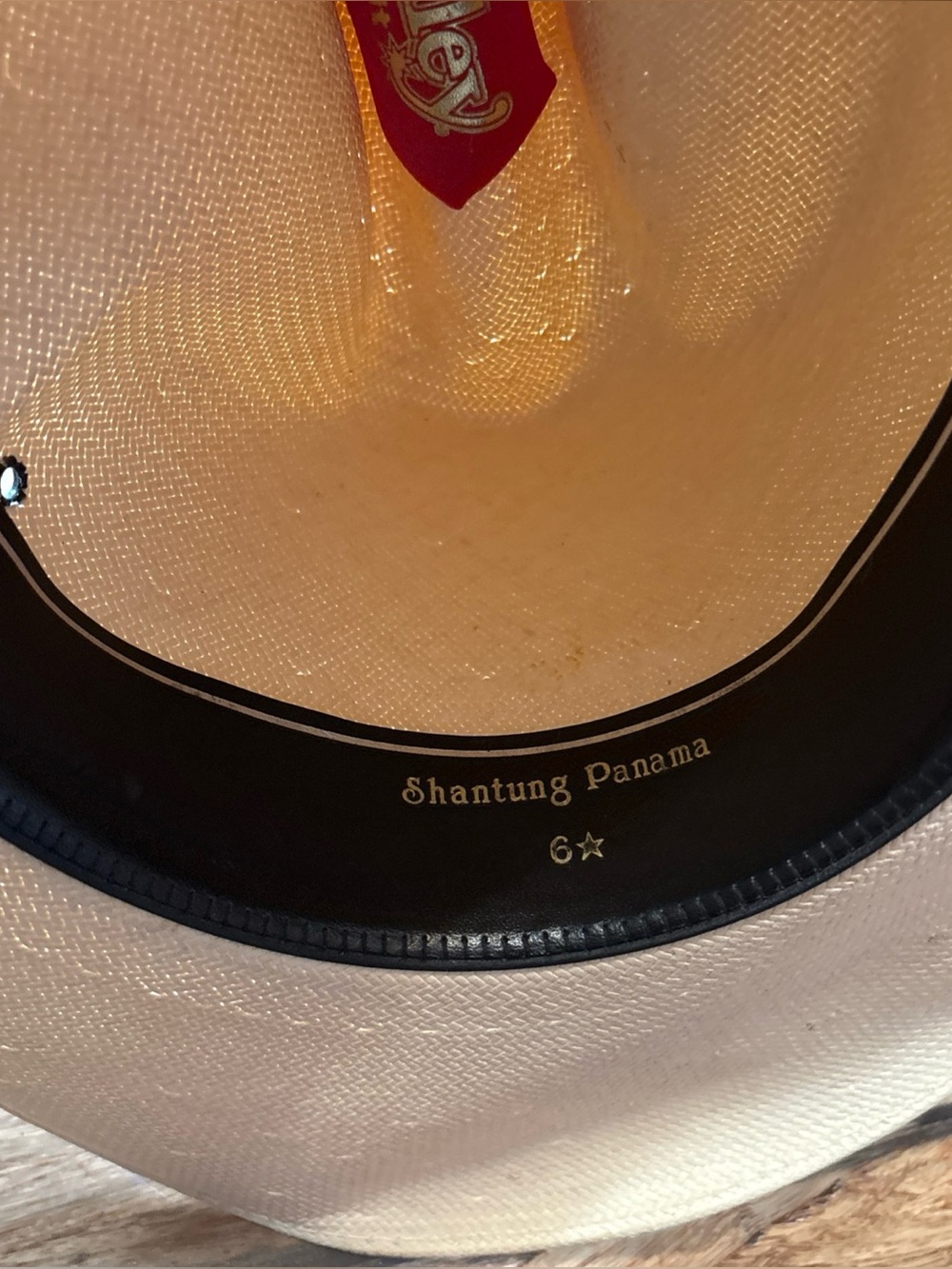 Bailey U-Rollit Shantung Panama Cowboy Hat Size 7 1/8 Made in USA - Picture 11 of 15